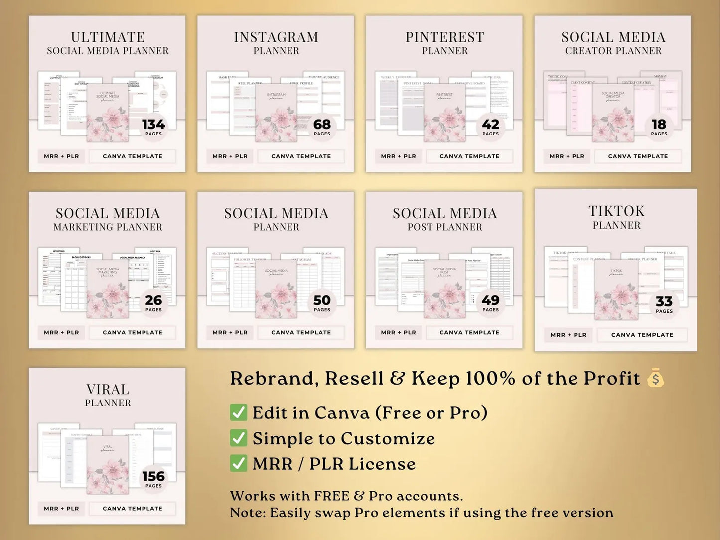 1,459 Pages Business And Career Journal Bundle | PLR & MRR