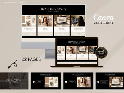 12 Ready-Made Video Courses with Resell Rights+ 17 Canva Templates
