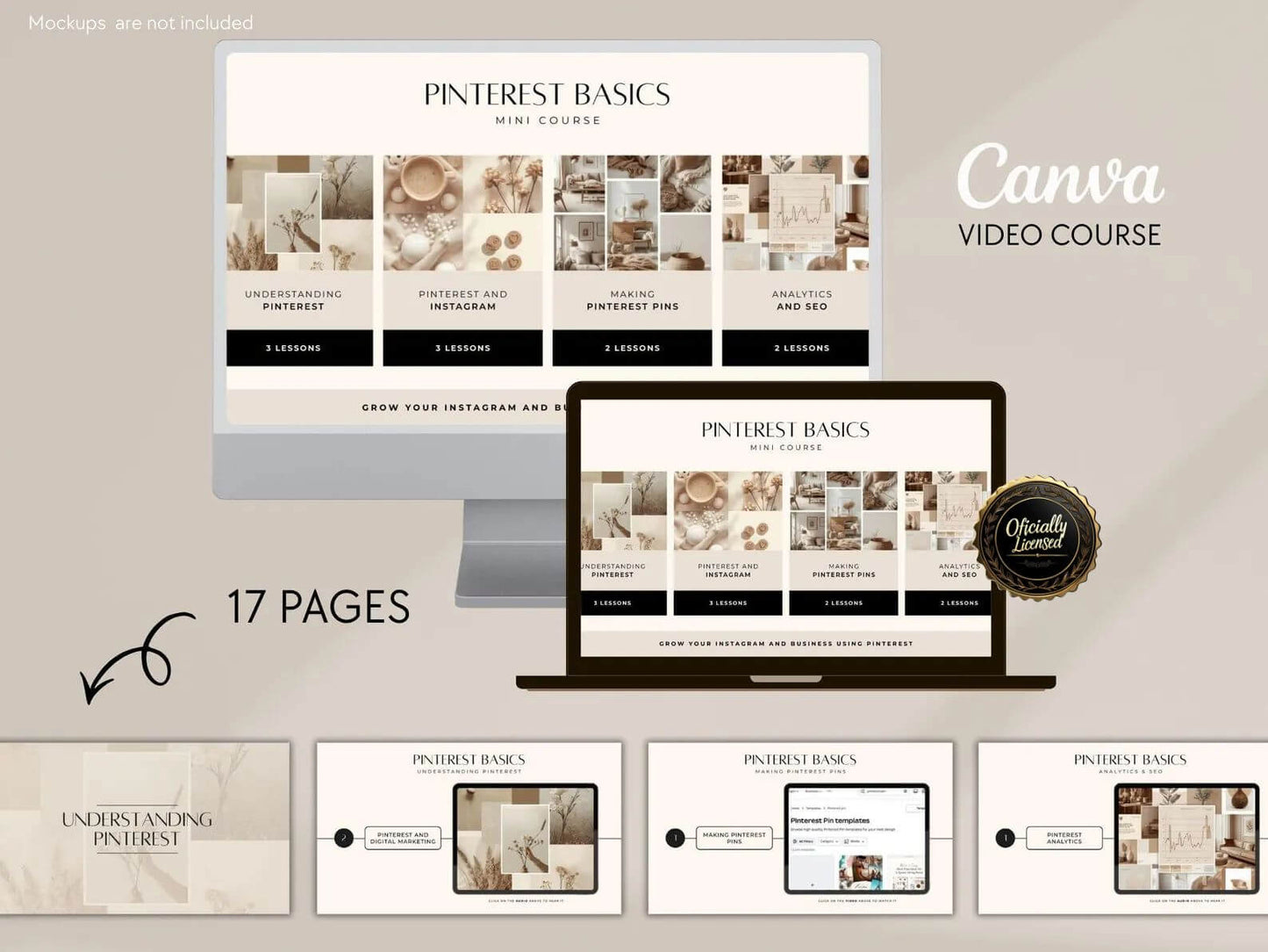 12 Ready-Made Video Courses with Resell Rights+ 17 Canva Templates