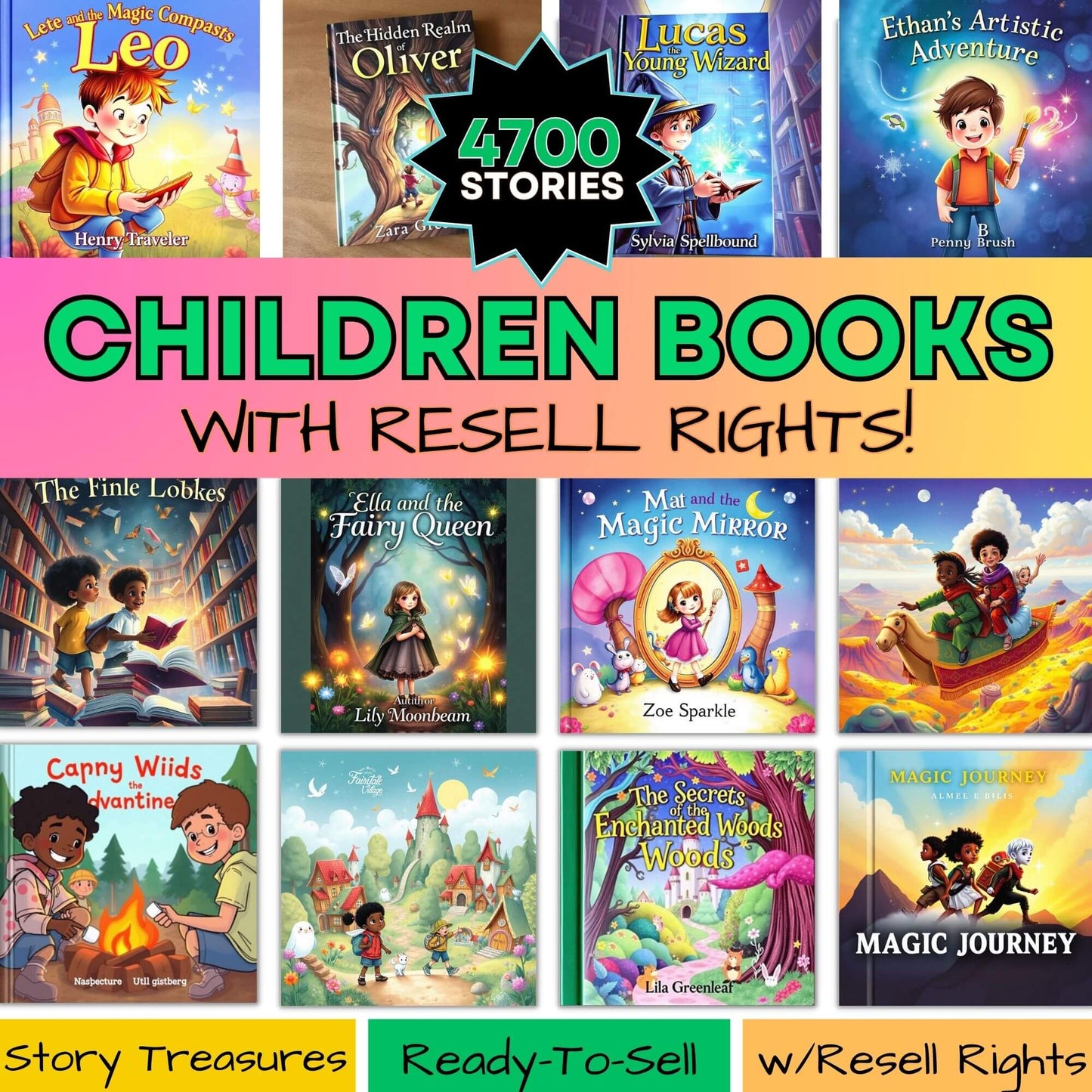 2500+ Timeless Classics Children's eBooks & Stories with Resell Rights