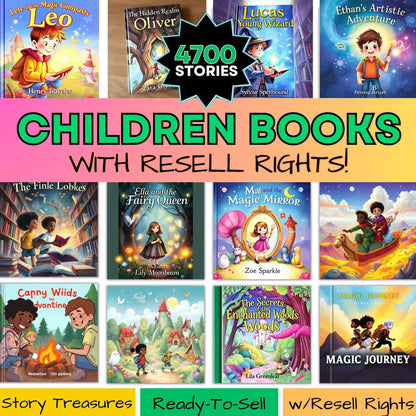 2500+ Timeless Classics Children's eBooks & Stories with Resell Rights