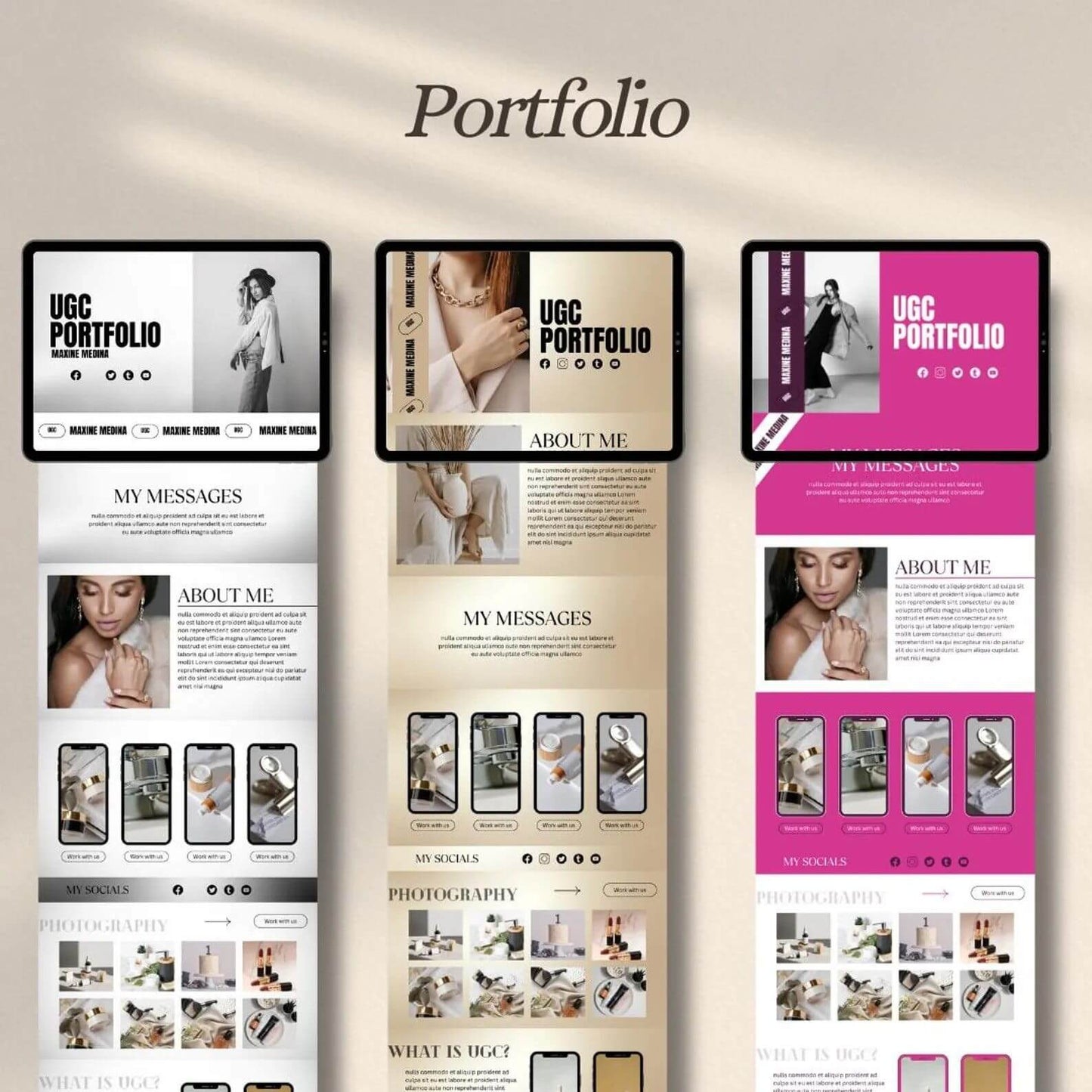 40 PLR Canva Website Template Bundle