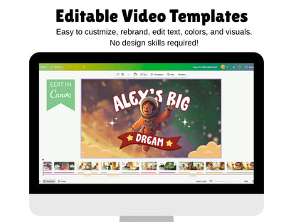 Life Lessons for Kids Part One: 50 Animated Kids Videos & Editable Templates (PLR & MRR)