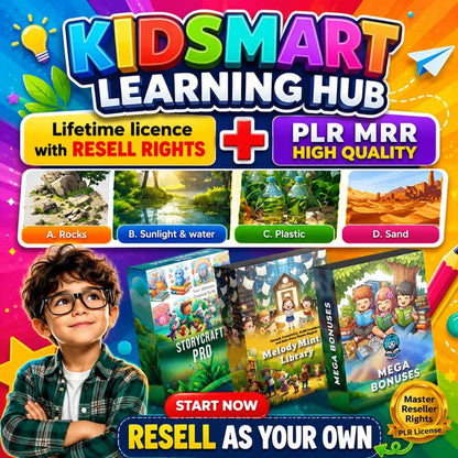 KidSmart Learning Hub with Unrestricted Resell Rights!