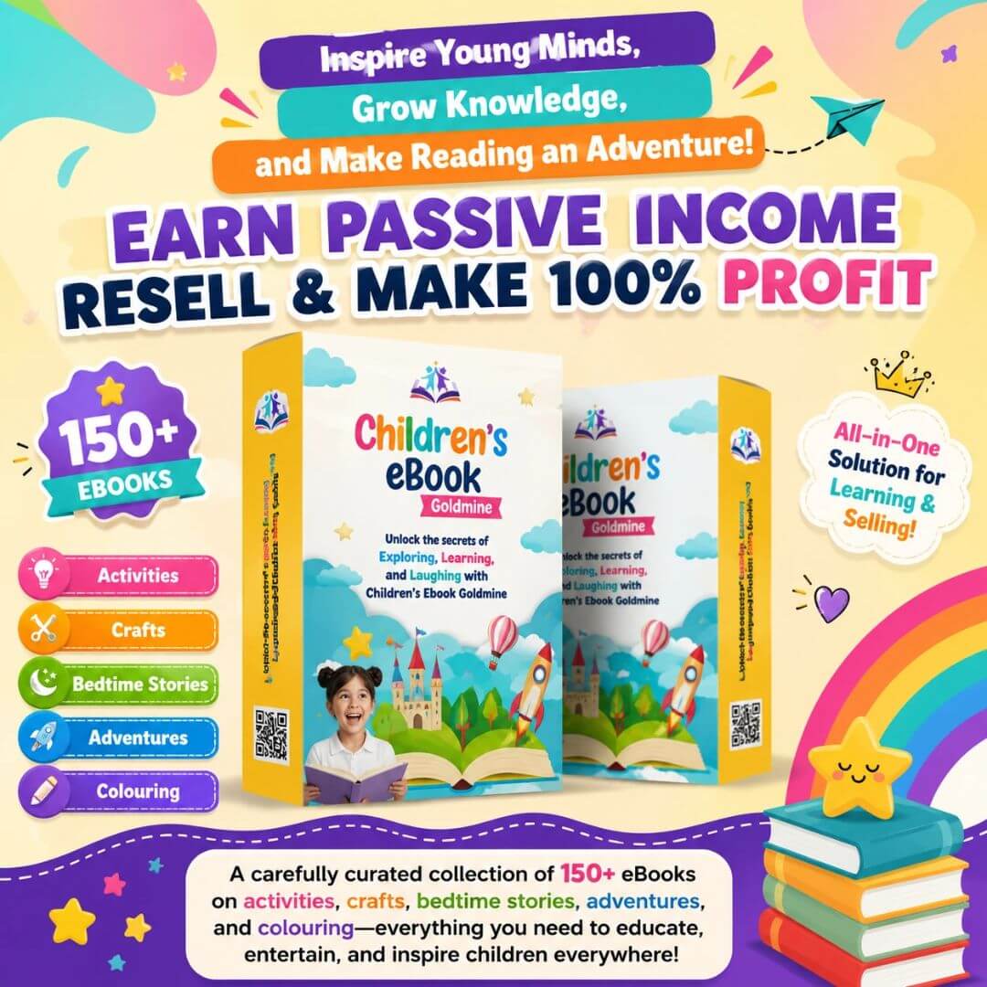150 PLR Children's Books Goldmine + Bonuses