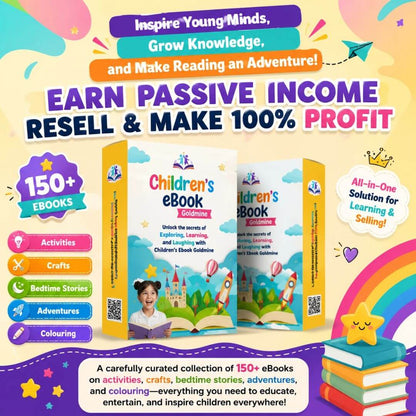 150 PLR Children's Books Goldmine + Bonuses
