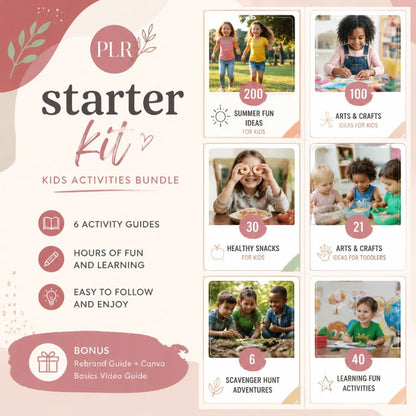PLR Starter Kit Bundle with Over 400 Activities (With Resell Rights)