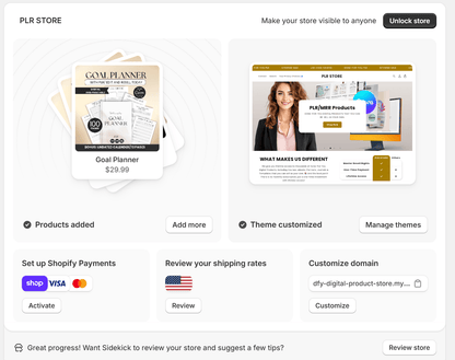 DFY Shopify Peach Store