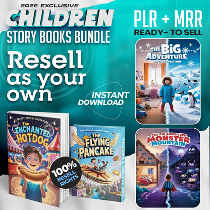 2500+ Timeless Classics Children's eBooks & Stories with Resell Rights