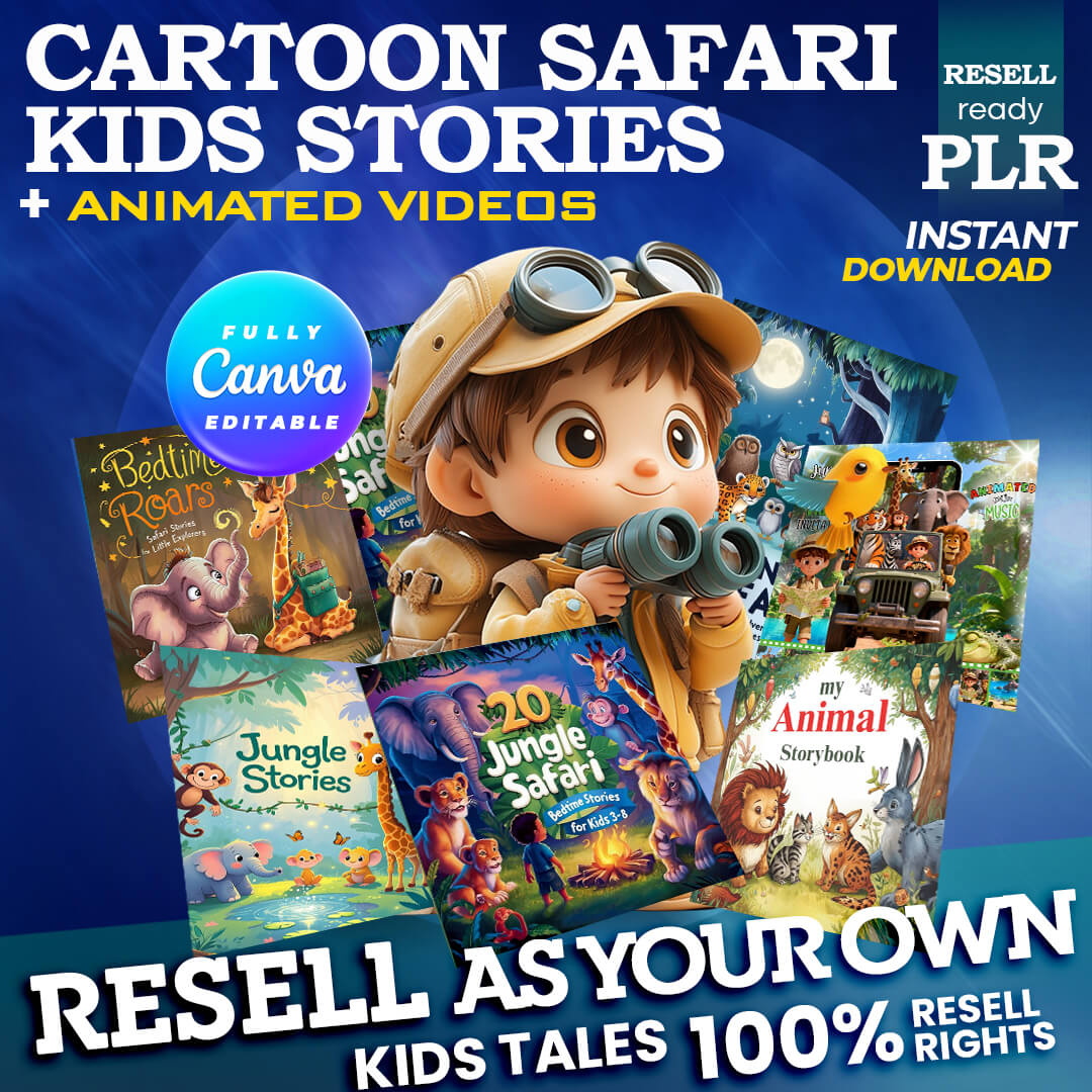 Cartoon Safari: 400+ Kids Stories & 50+ Animated Videos | Volume 1