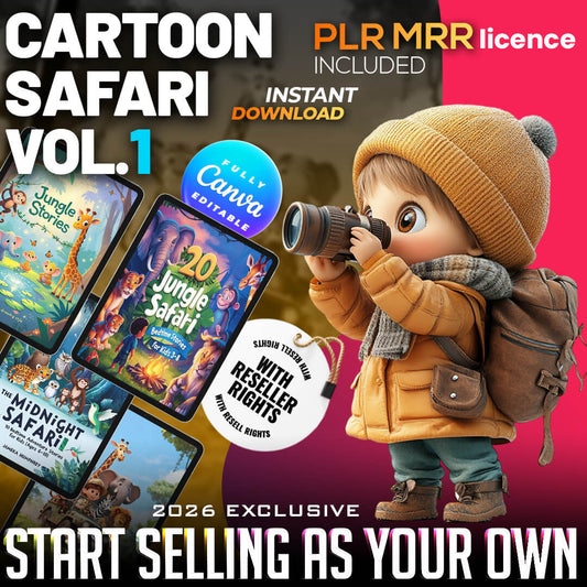 Cartoon Safari V1: 400+ Kids Stories & 150 Animated Videos | Volume 1