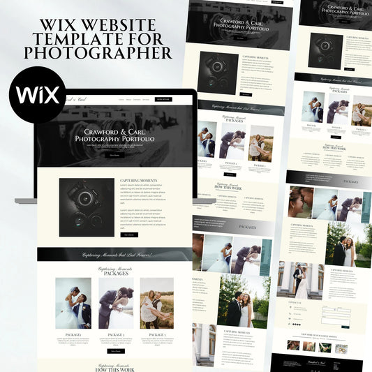 Wix Photographer Website Template