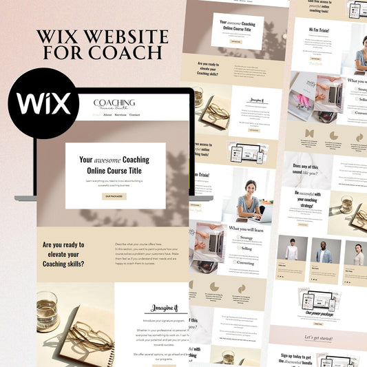 Wix Coaching Website Template
