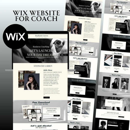 Wix Business Coaching Website Template