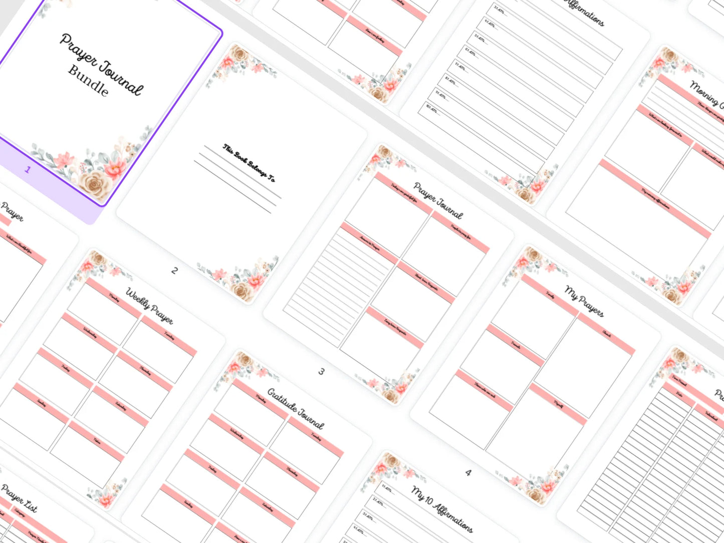850 Pages PLR Planners, Journals & Templates with Resell Rights -  Editable & Printable