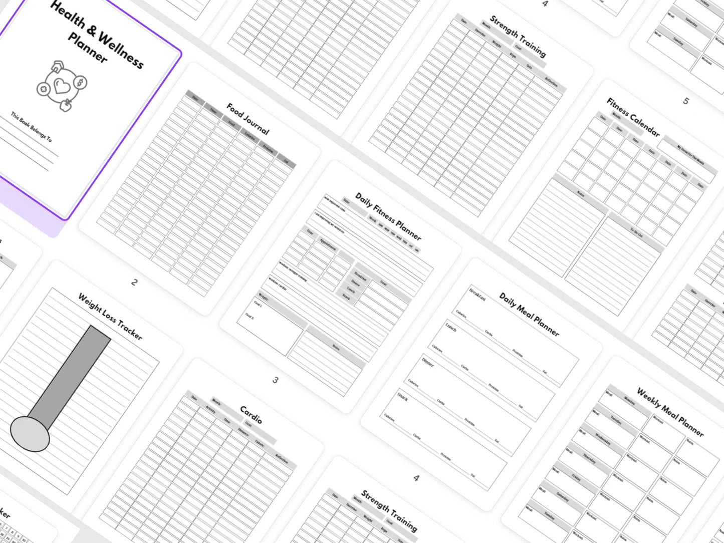850 Pages PLR Planners, Journals & Templates with Resell Rights -  Editable & Printable