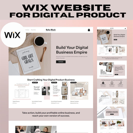 Wix Digital Product Website Template