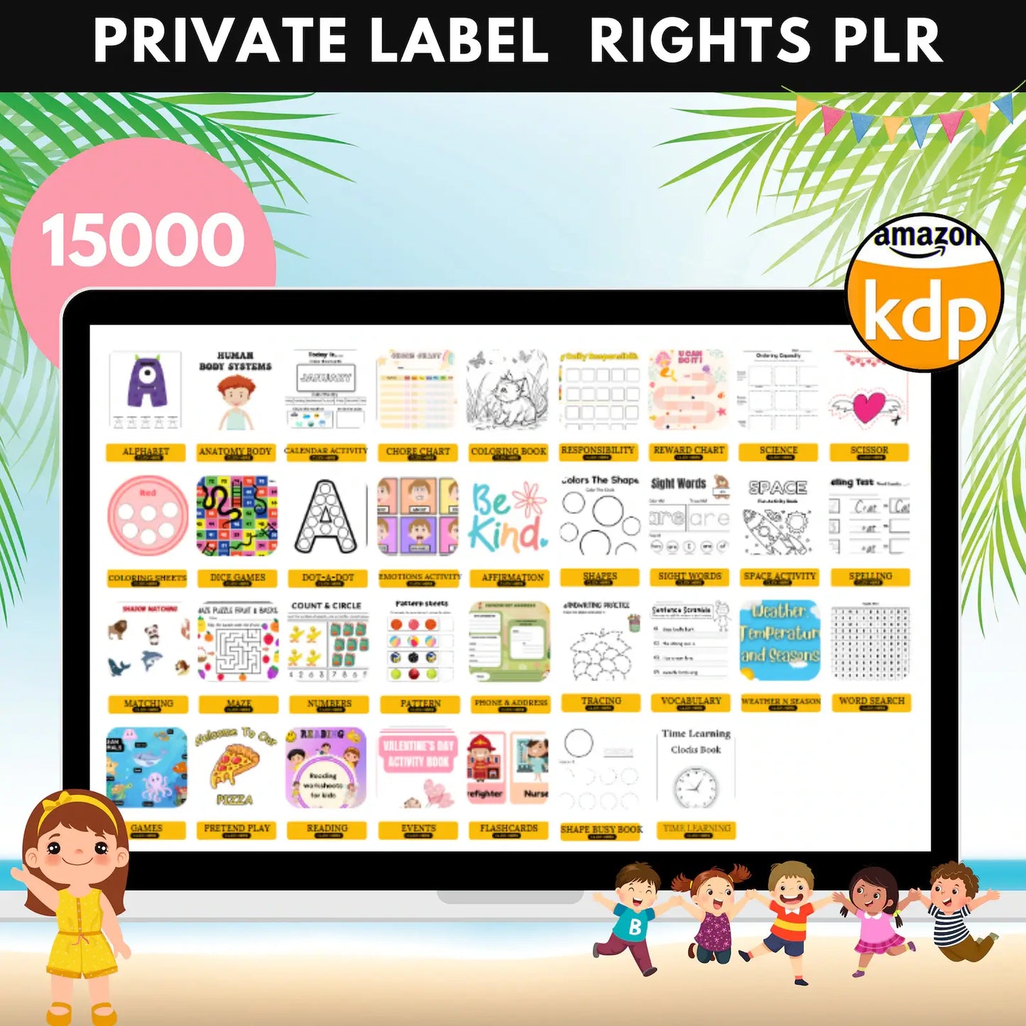 15,000 Pages Educational Resources for Children With Resell Rights