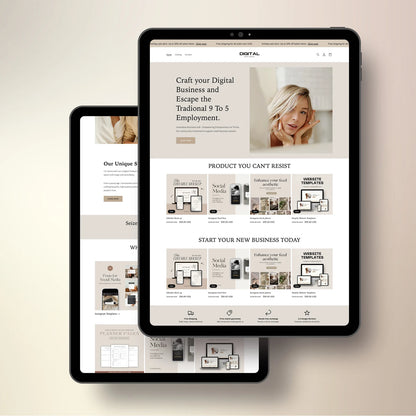 Digital Products eCommerce Shopify Website Template – Shopify 2.0