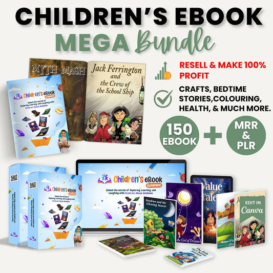 150 PLR Children's Books Goldmine + Bonuses