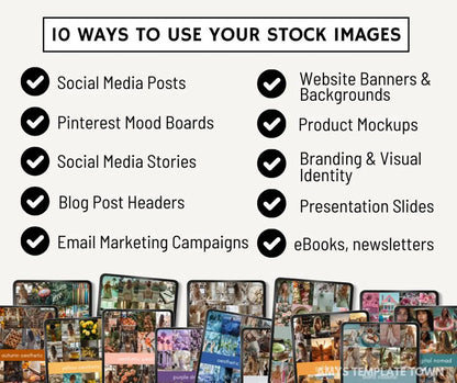 1600+ Stock Images Mega Bundle | 15 Aesthetic Collections + Bonuses (MRR & PLR)