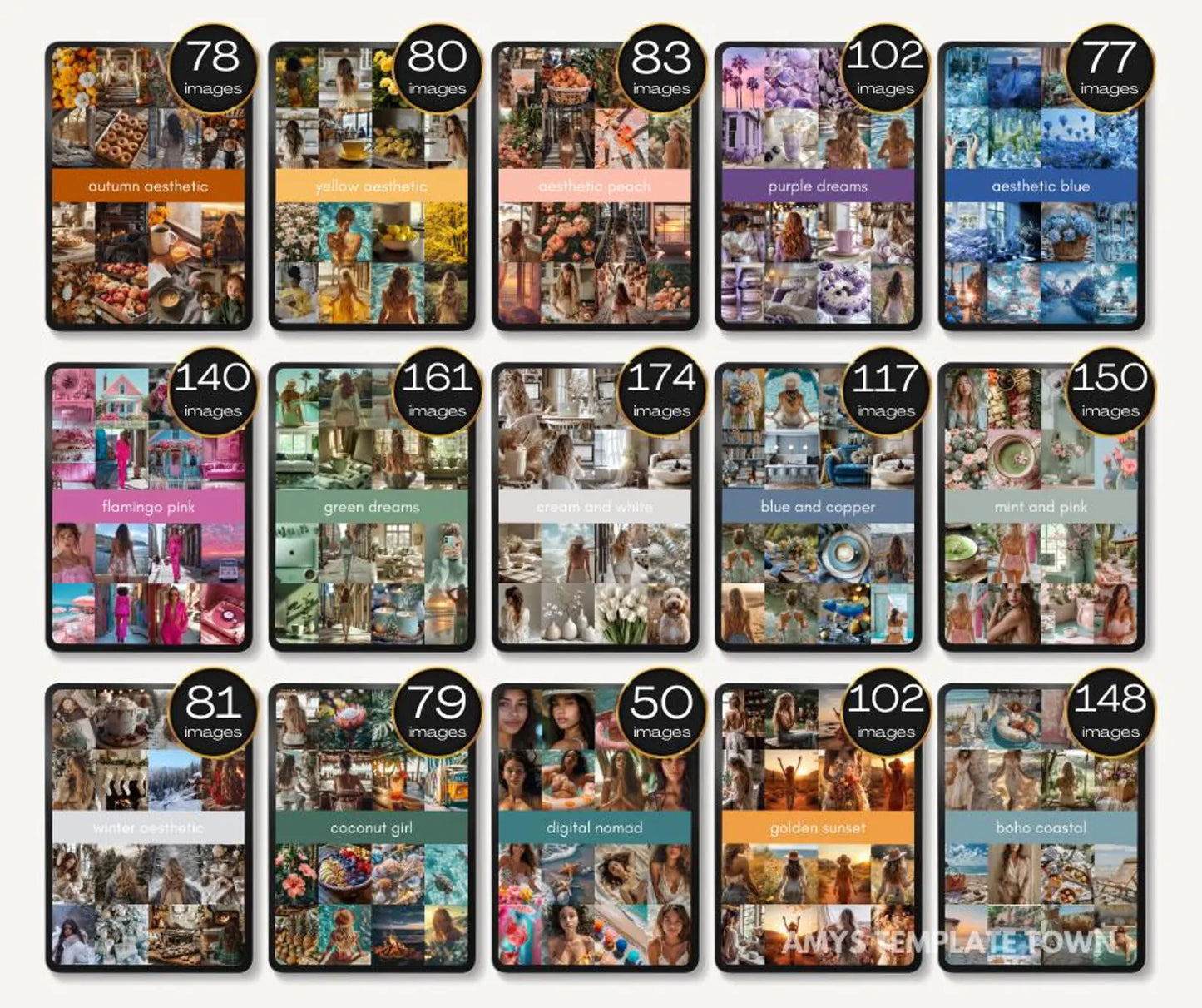 1600+ Stock Images Mega Bundle | 15 Aesthetic Collections + Bonuses (MRR & PLR)