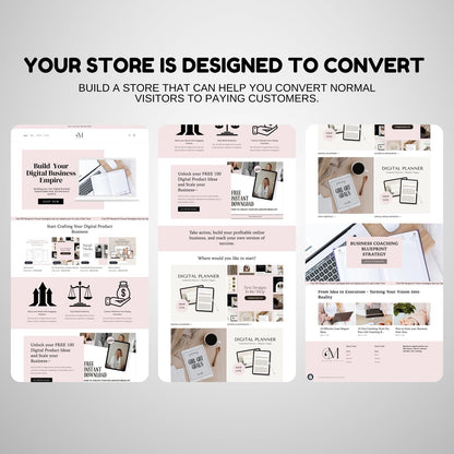 Boho-Style Digital Product Shopify Store Template