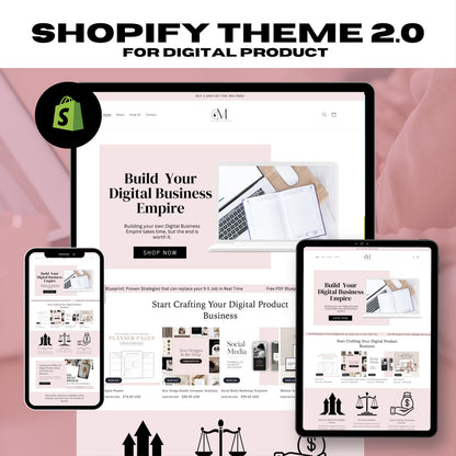 Boho-Style Digital Product Shopify Store Template