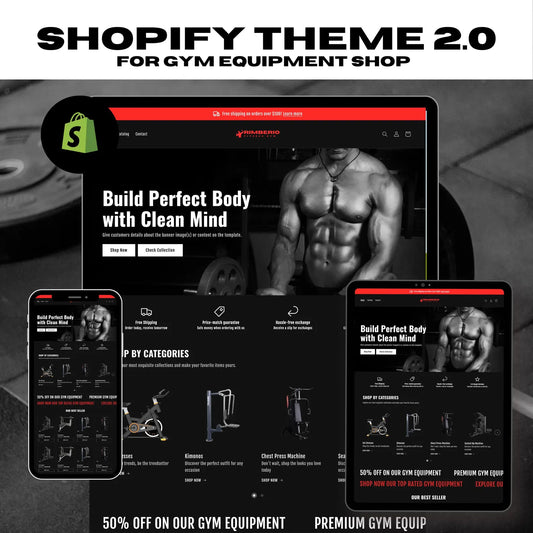 Shopify Aero Fitness Website Template Kit