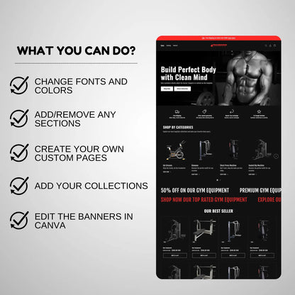 Shopify Aero Fitness Website Template Kit