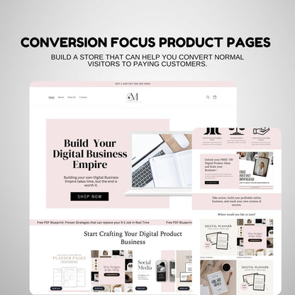 Boho-Style Digital Product Shopify Store Template