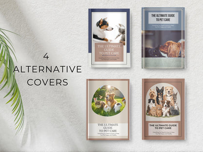 Pet Care Essentials Ebook Canva Template | 60-Page Editable PLR & MRR Resell Bundle
