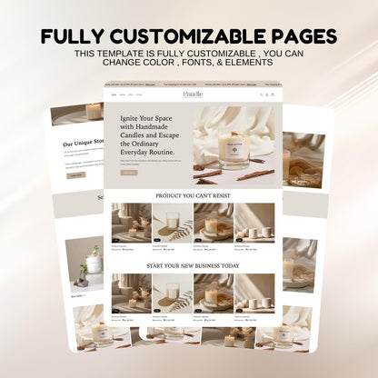 Candle Shopify Website Template