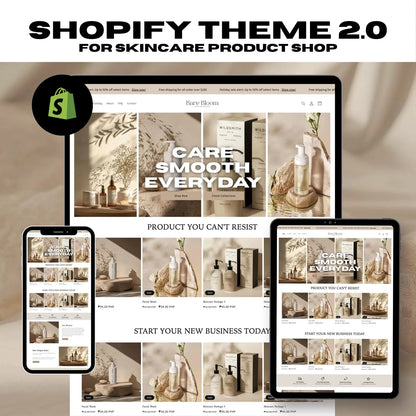 Skincare Shopify Store Template