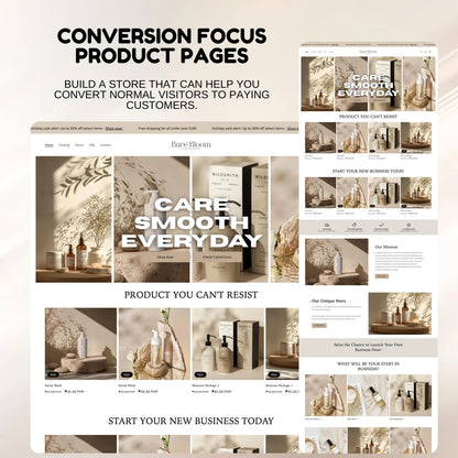 Skincare Shopify Store Template