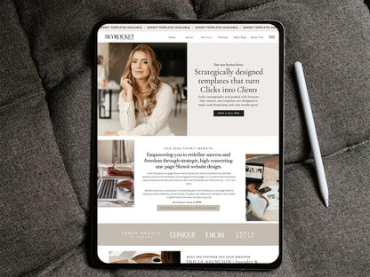 Showit Jennie Coaching Website Template