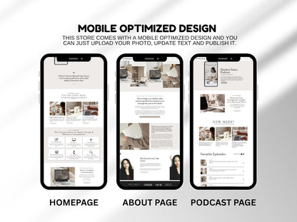 Showit Jennie Coaching Website Template