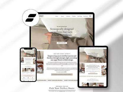 Showit Tricia Digital Marketing Website Template