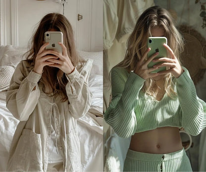 160 Sage Green Aesthetic Photos Bundle (PLR + MRR Included)