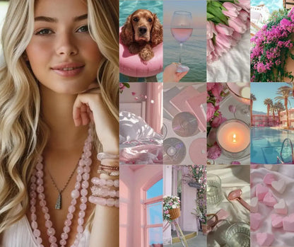 335+ Pink Aesthetic Photos, 800 Pink Coquette Reels & 100 Templates | PLR + MRR