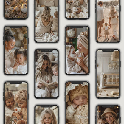 270 Motherhood Aesthetic Collection with Resell Rights | PLR + MRR