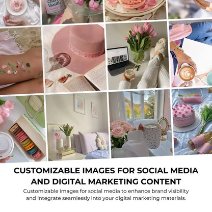 335+ Pink Aesthetic Photos, 800 Pink Coquette Reels & 100 Templates | PLR + MRR