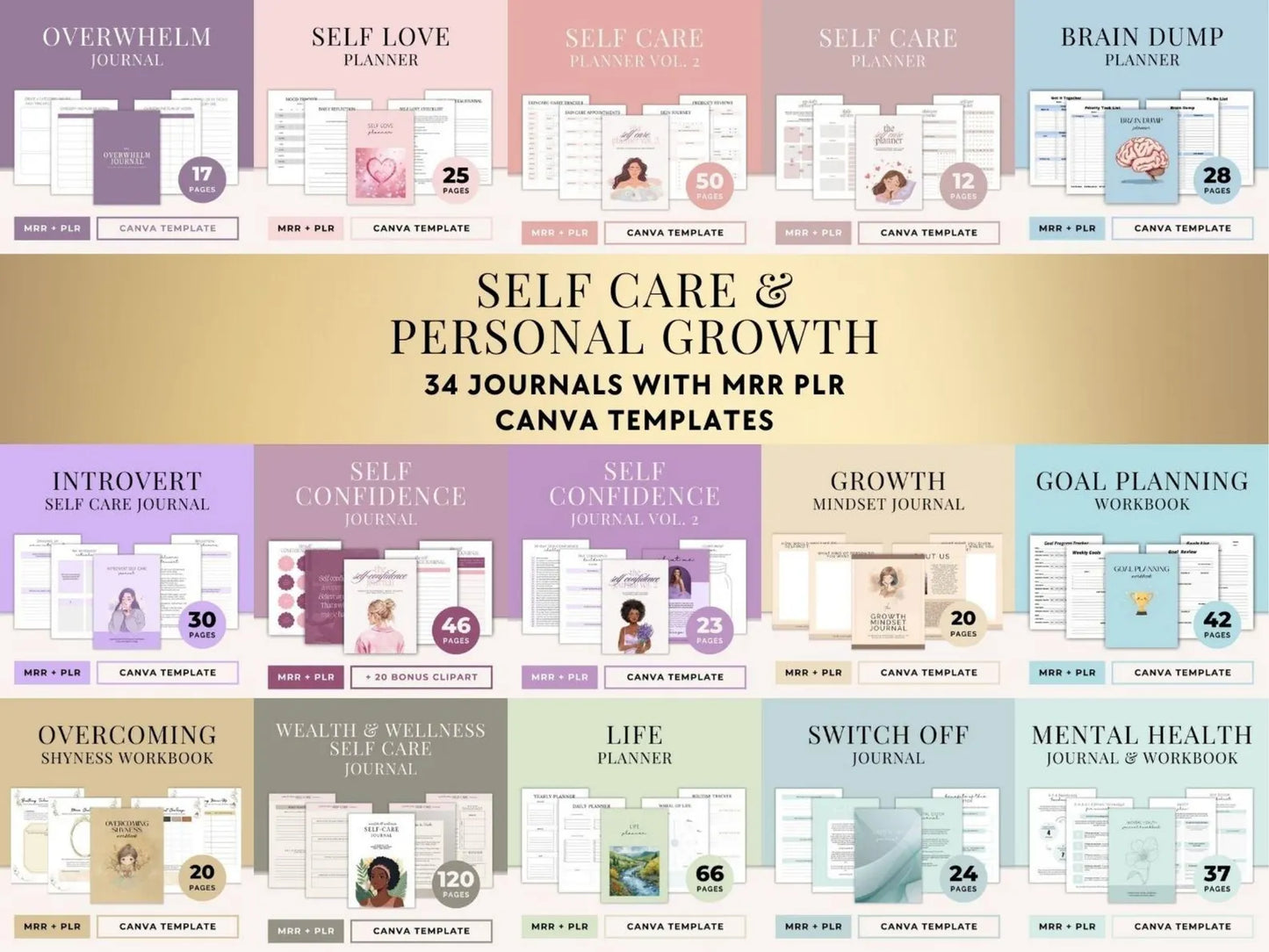 Whole Shop Journals: Planners, Journals, & Templates with Resell Rights
