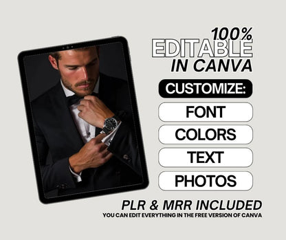 300 Faceless Men Luxury Collection with Resell Rights | PLR + MRR