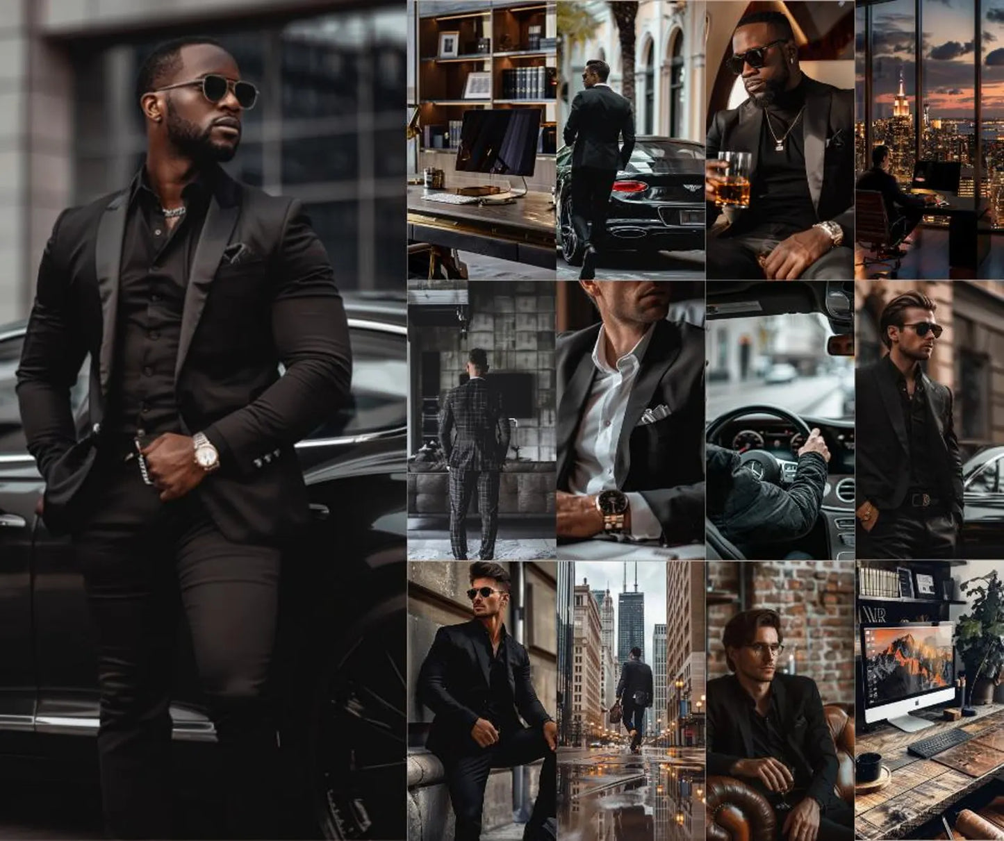 300 Faceless Men Luxury Collection with Resell Rights | PLR + MRR