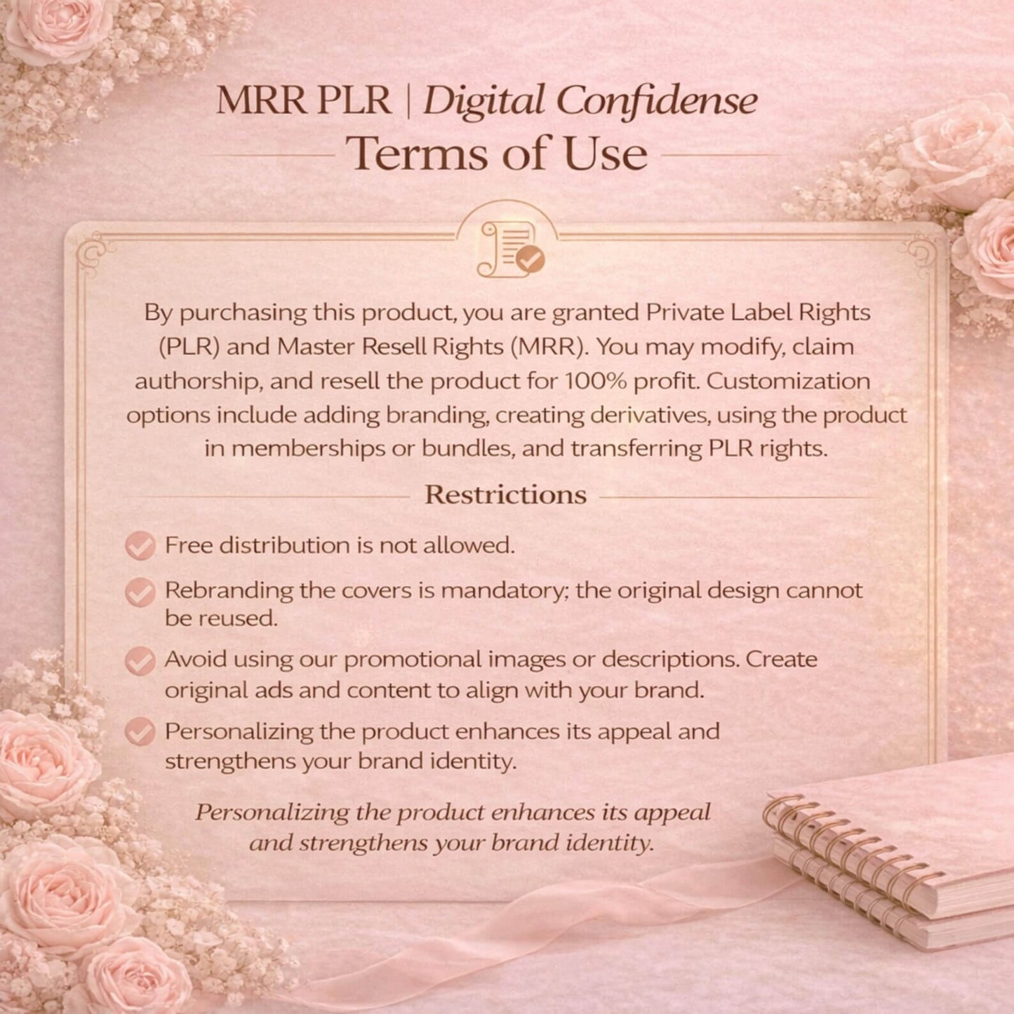 Mom Life Template Planner | 50+ Page Digital Planner PLR & MRR Resell Bundle