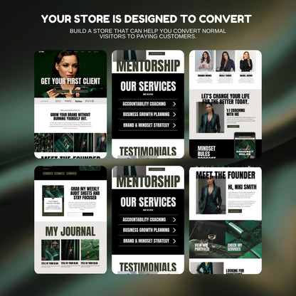 Showit Magneti Website Template #1: For Coaches, Speakers & Podcasters