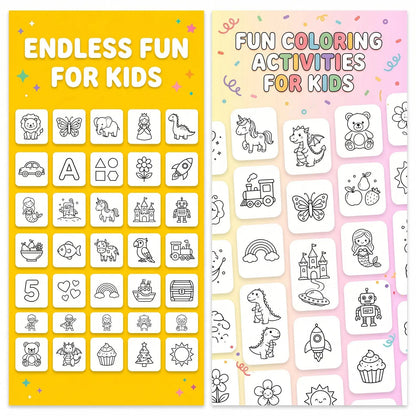 Funny Coloring Pages Kids Learning Bundle with Resell rights | PLR + MRR