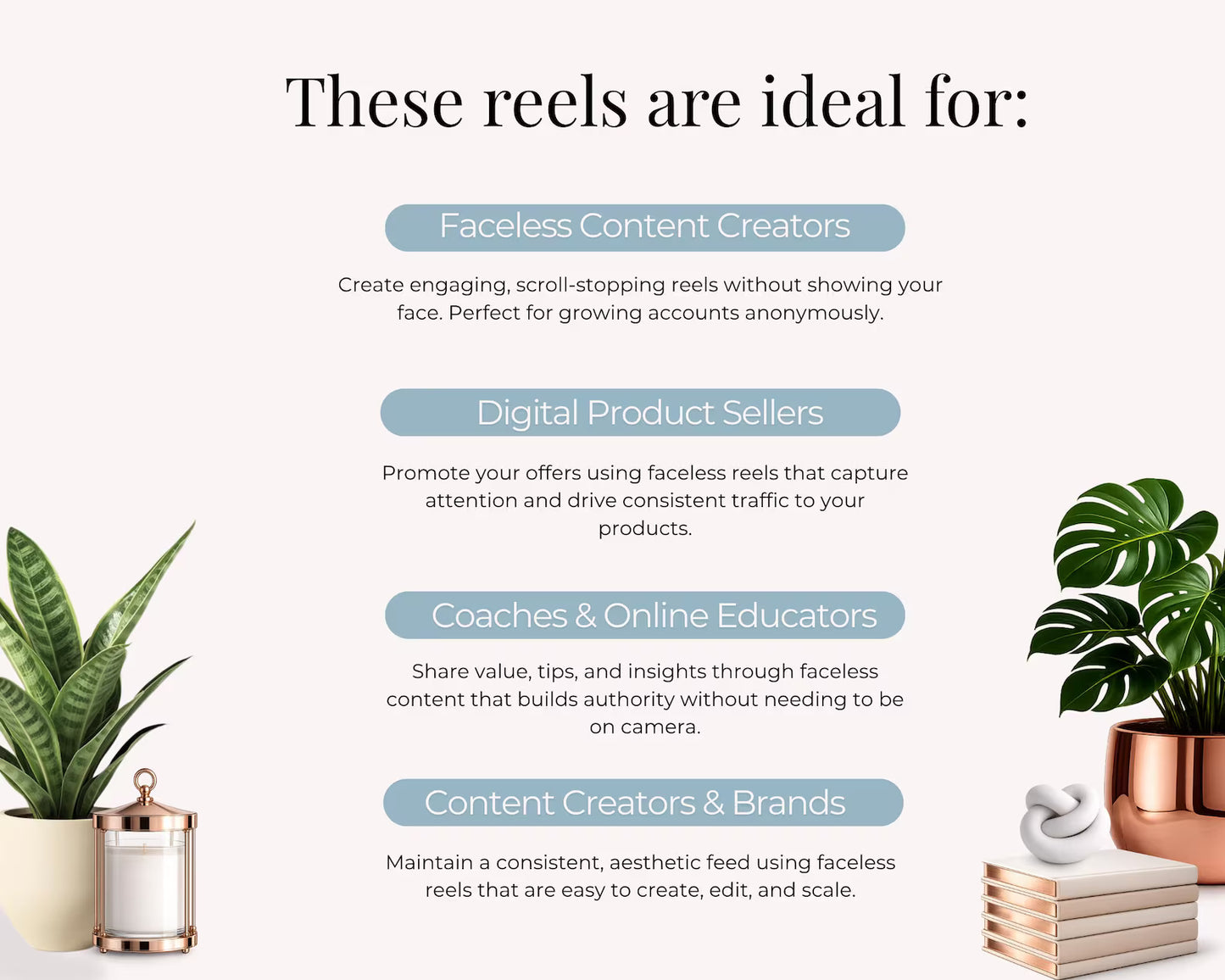7,000+ Faceless Reels Bundle | Viral Instagram & TikTok Content Pack | PLR + MRR Included