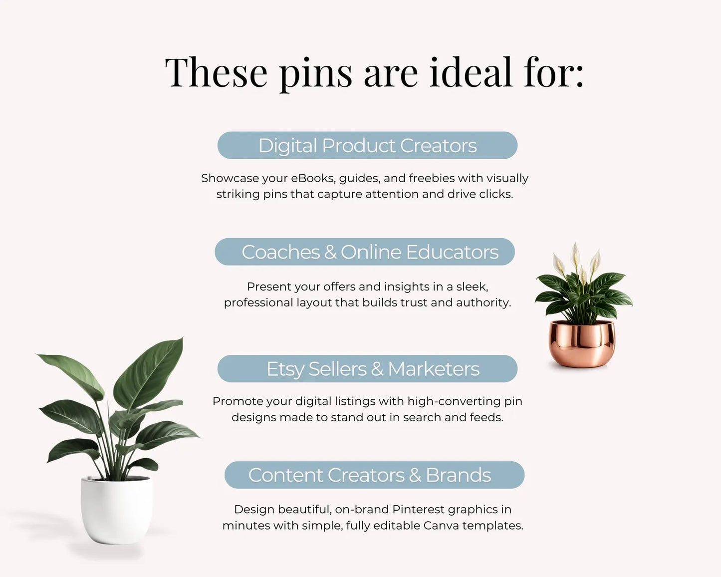 36 Blue Pinterest Pin Templates | PLR + MRR
